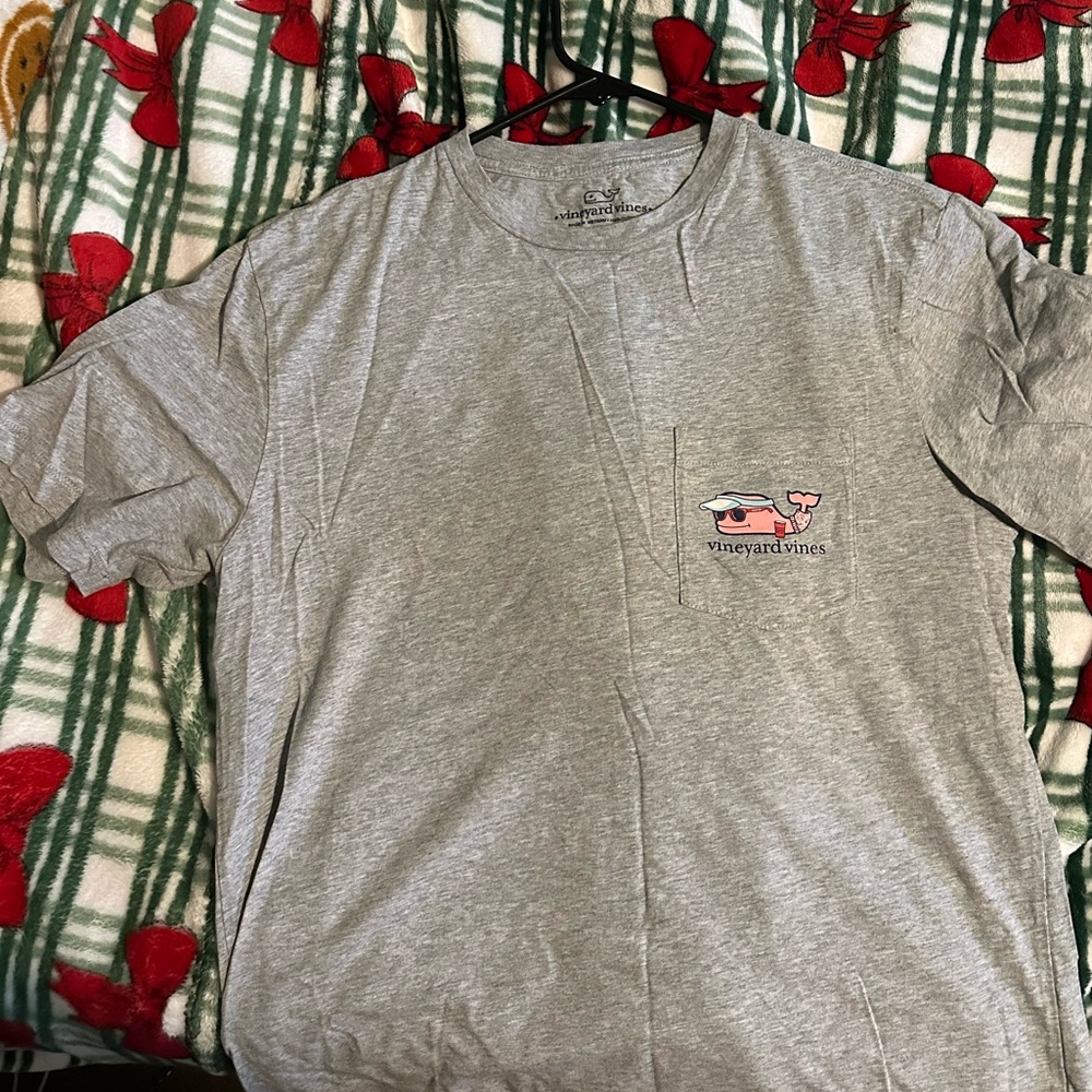 Vineyard Vines Light Gray Short Sleeve Tee